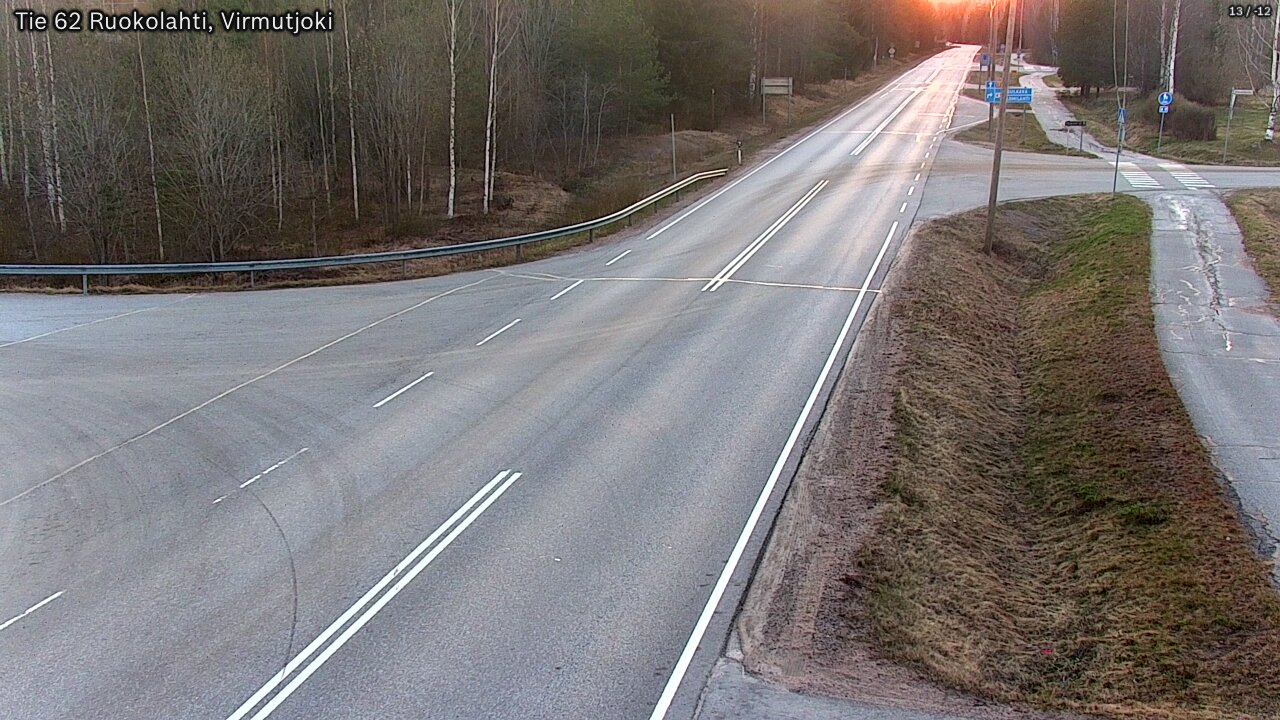 Kelikamerat Kuva Tie 62 Virmutjoki, Ruokolahti, Etelä-Karjala