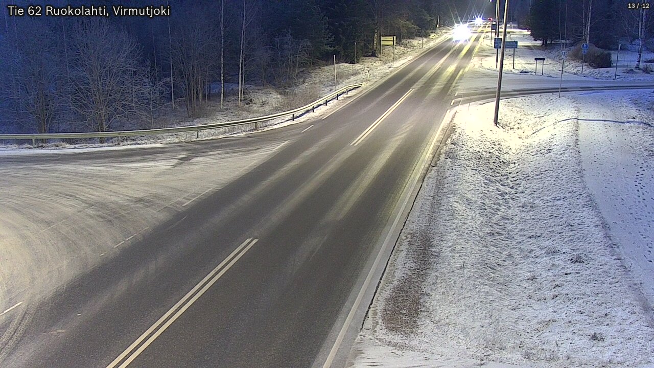 Kelikamerat Kuva Tie 62 Virmutjoki, Ruokolahti, Etelä-Karjala