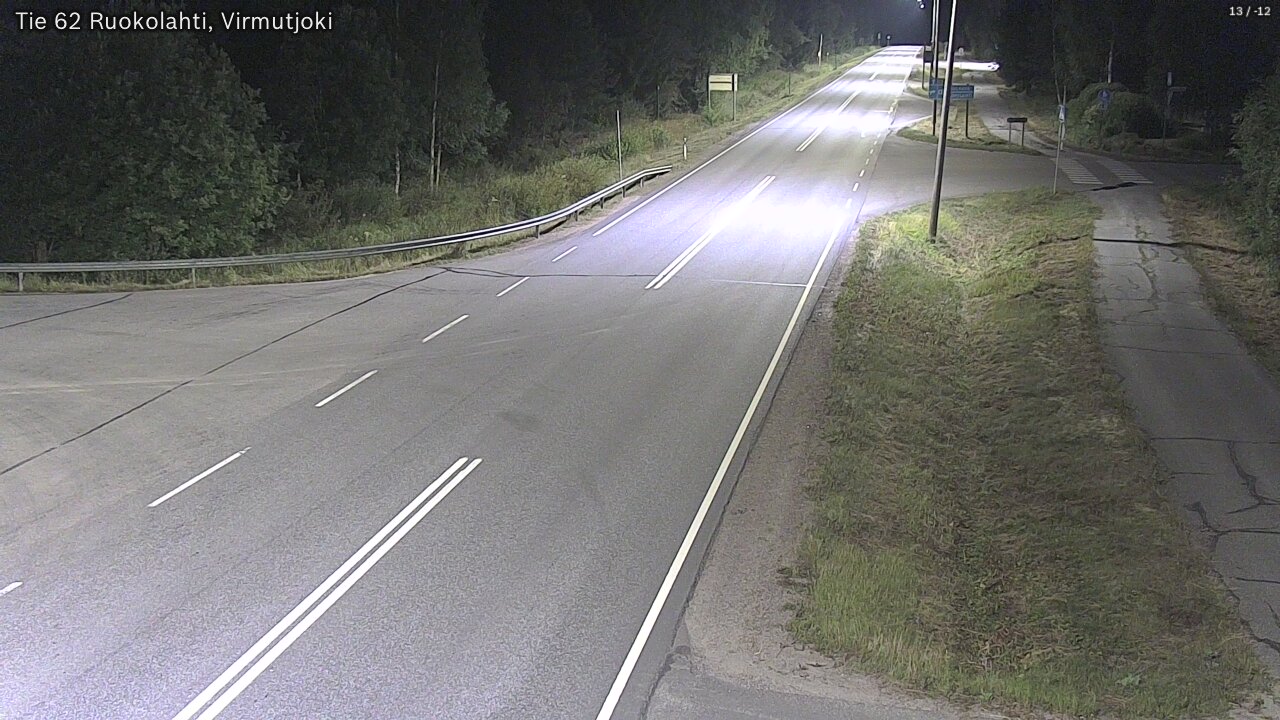 Weather Camera Image Road 62 Virmutjoki, Ruokolahti, Etelä-Karjala