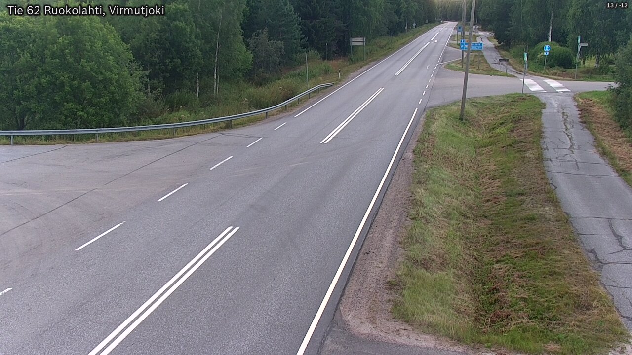 Weather Camera Image Road 62 Virmutjoki, Ruokolahti, Etelä-Karjala