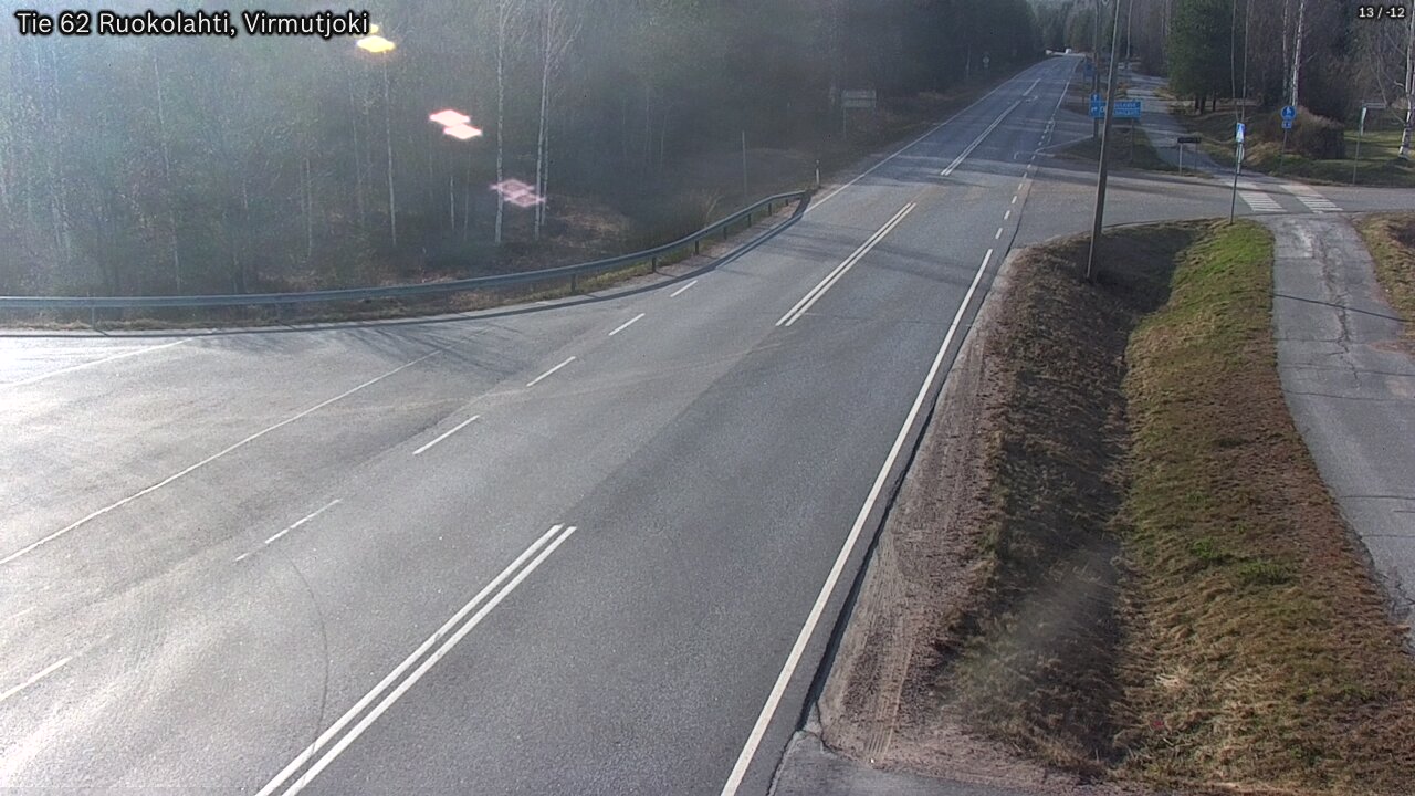 Kelikamerat Kuva Tie 62 Virmutjoki, Ruokolahti, Etelä-Karjala