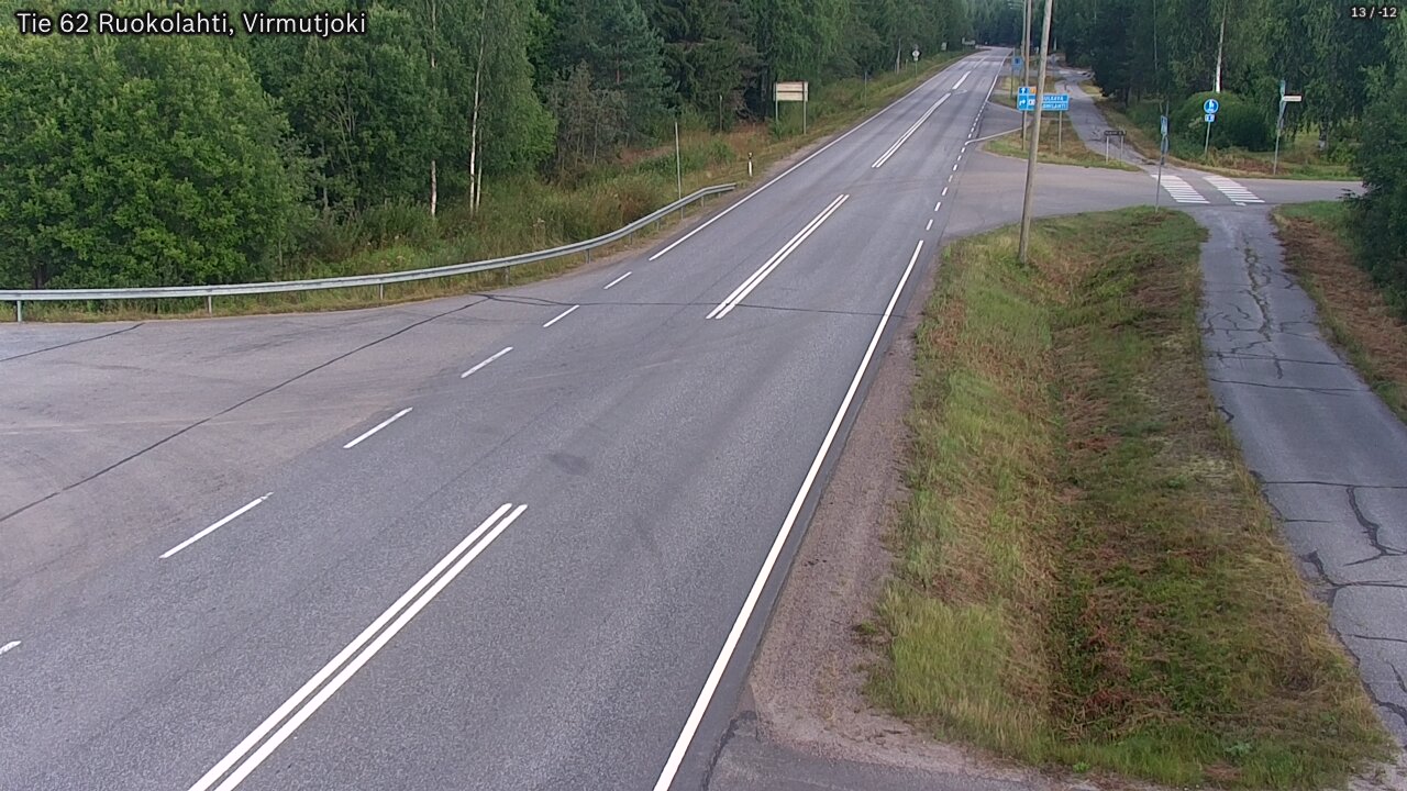 Weather Camera Image Road 62 Virmutjoki, Ruokolahti, Etelä-Karjala