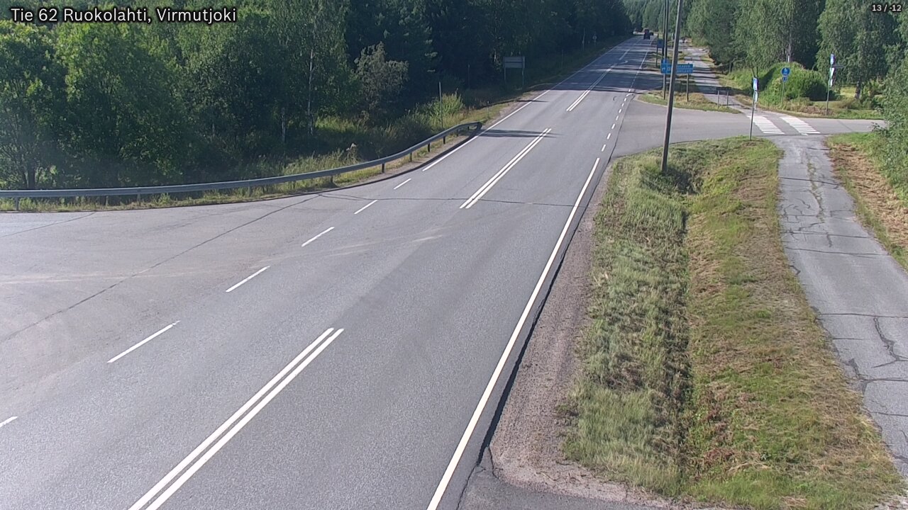 Weather Camera Image Road 62 Virmutjoki, Ruokolahti, Etelä-Karjala