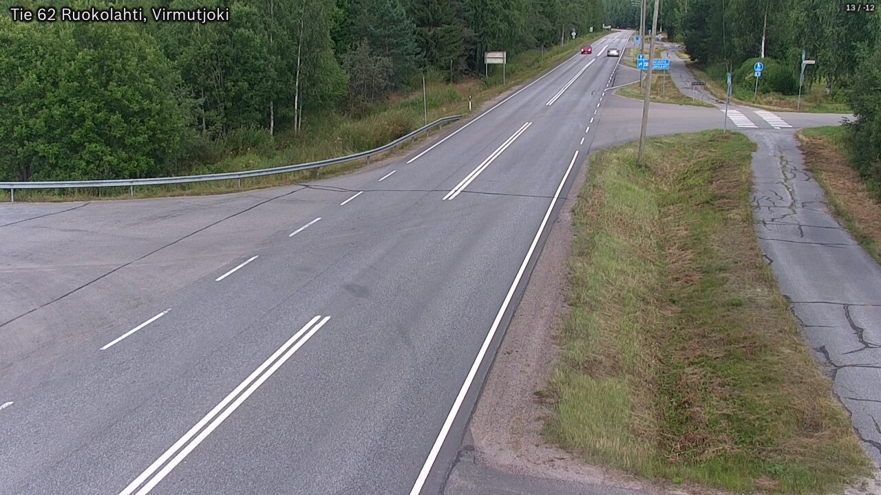 Weather Camera Image Road 62 Virmutjoki, Ruokolahti, Etelä-Karjala
