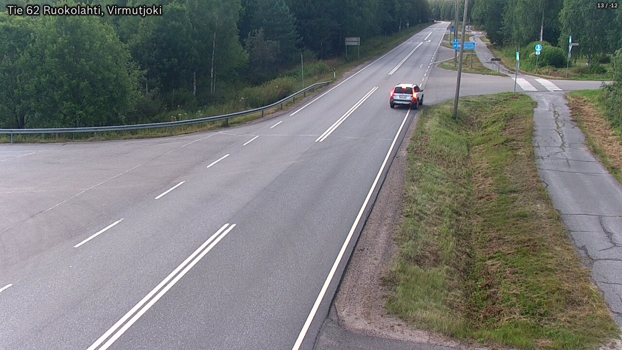 Weather Camera Image Road 62 Virmutjoki, Ruokolahti, Etelä-Karjala