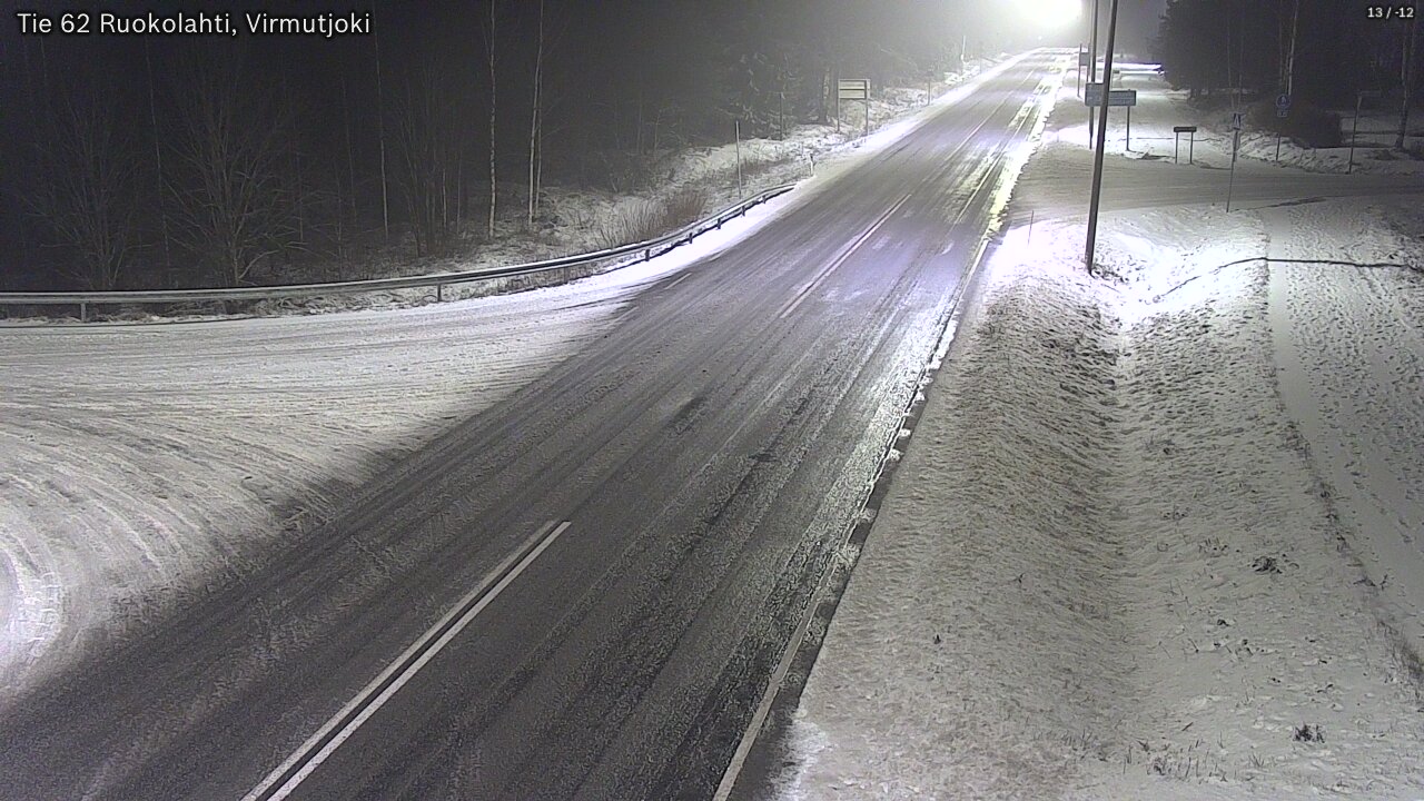Weather Camera Image Väg 62 Virmutjoki, Ruokolahti, Etelä-Karjala