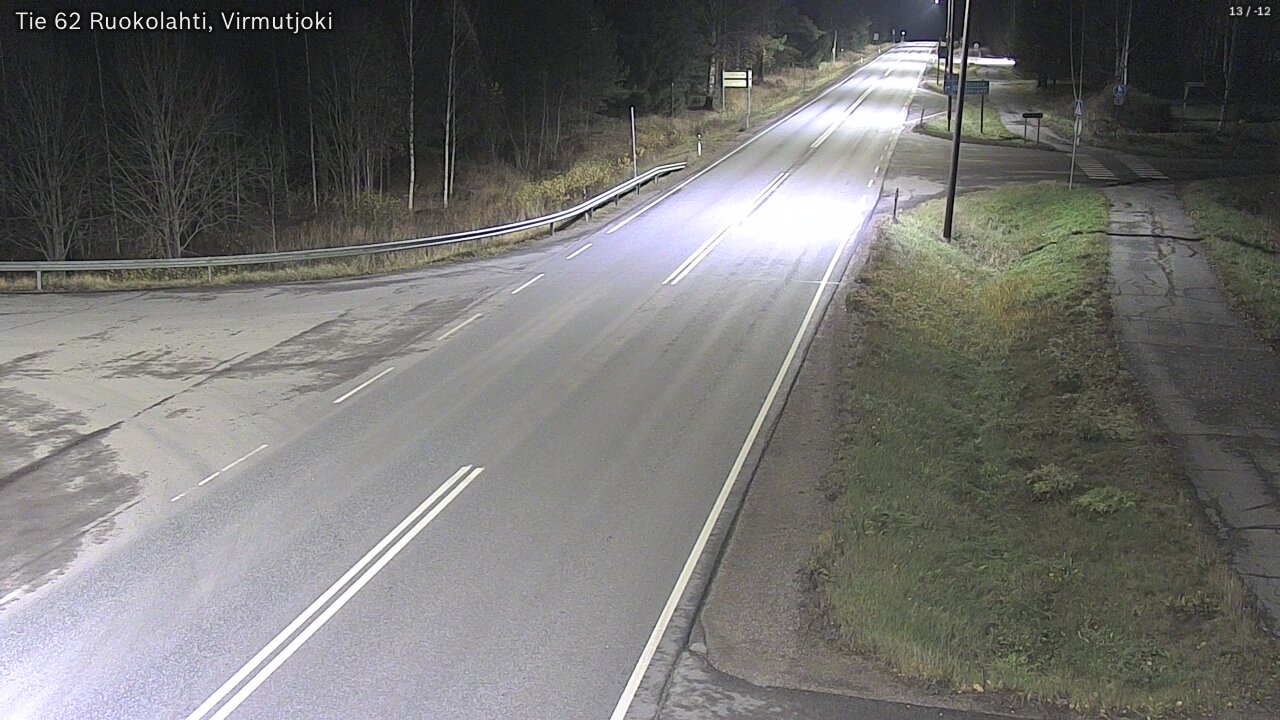 Weather Camera Image Road 62 Virmutjoki, Ruokolahti, Etelä-Karjala