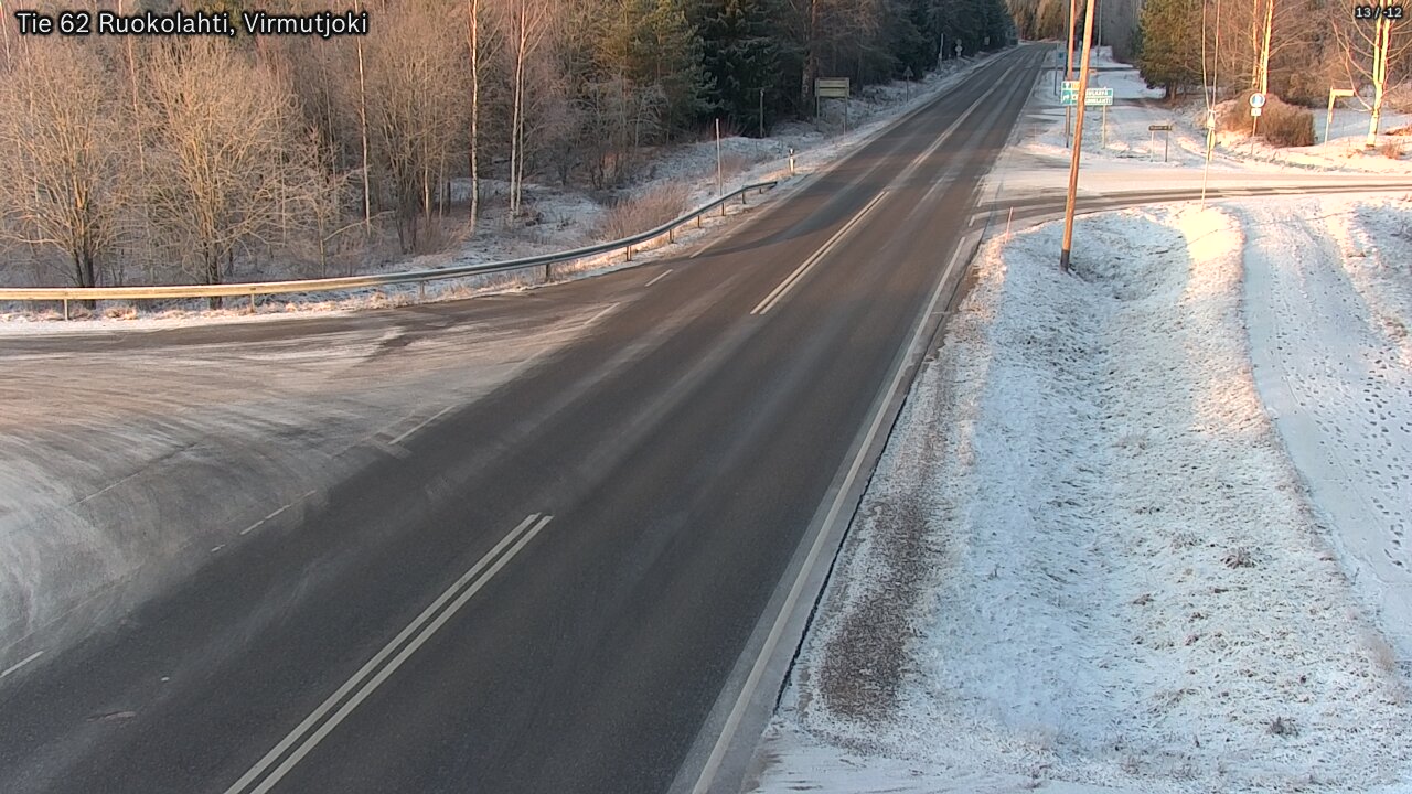 Kelikamerat Kuva Tie 62 Virmutjoki, Ruokolahti, Etelä-Karjala