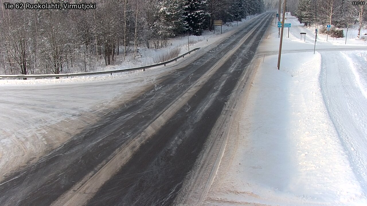 Kelikamerat Kuva Tie 62 Virmutjoki, Ruokolahti, Etelä-Karjala