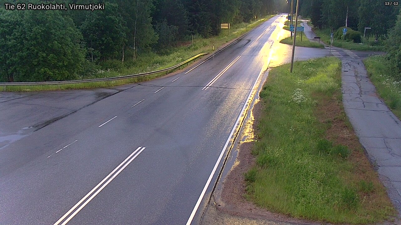 Kelikamerat Kuva Tie 62 Virmutjoki, Ruokolahti, Etelä-Karjala