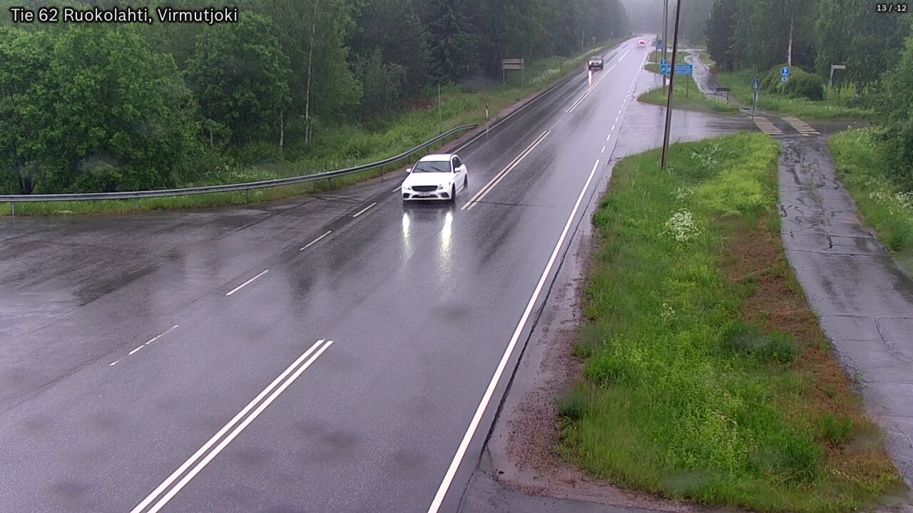 Weather Camera Image Väg 62 Virmutjoki, Ruokolahti, Etelä-Karjala