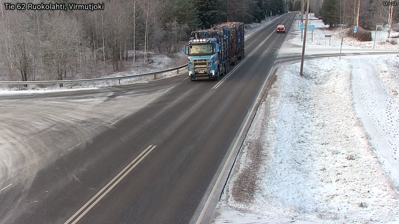 Kelikamerat Kuva Tie 62 Virmutjoki, Ruokolahti, Etelä-Karjala