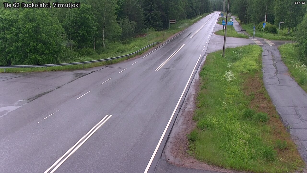 Weather Camera Image Road 62 Virmutjoki, Ruokolahti, Etelä-Karjala