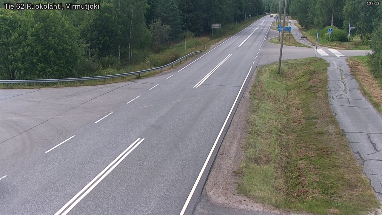 Weather Camera Image Road 62 Virmutjoki, Ruokolahti, Etelä-Karjala