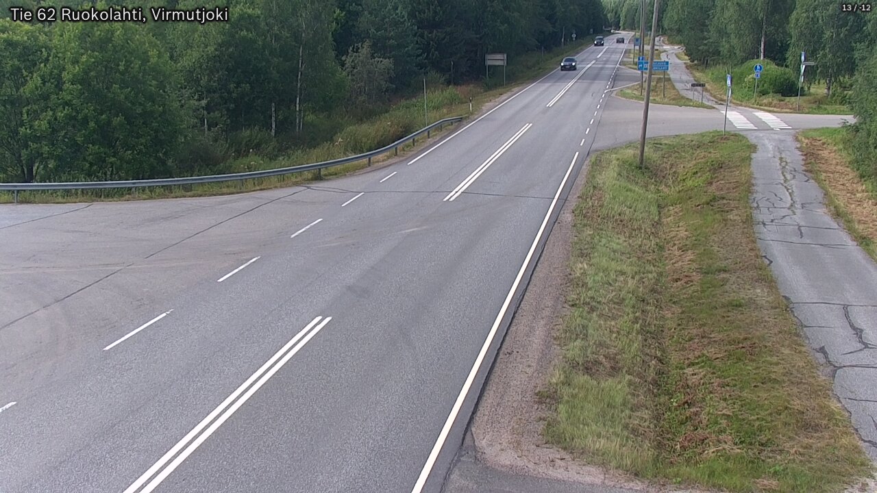 Weather Camera Image Road 62 Virmutjoki, Ruokolahti, Etelä-Karjala