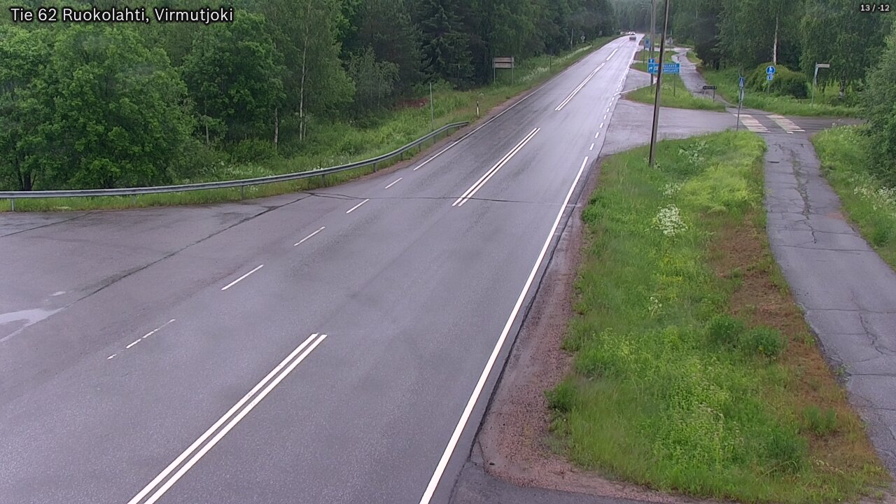 Weather Camera Image Väg 62 Virmutjoki, Ruokolahti, Etelä-Karjala