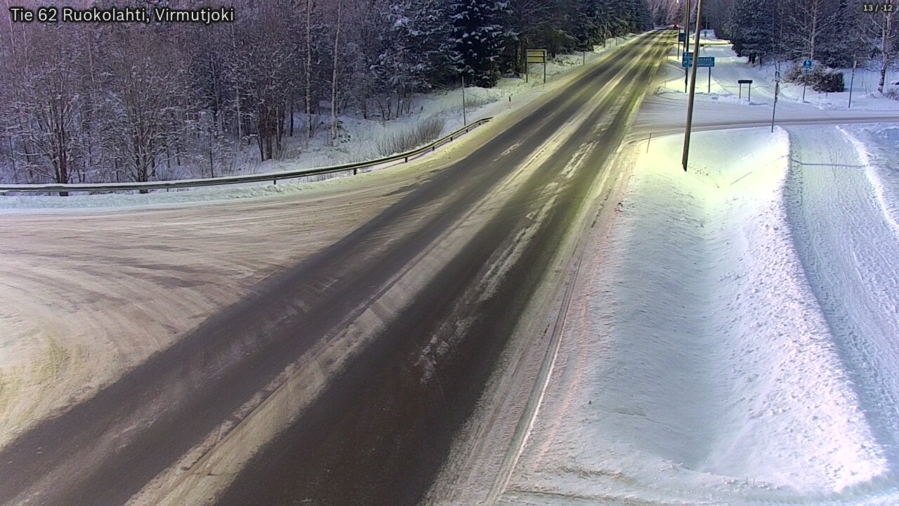 Kelikamerat Kuva Tie 62 Virmutjoki, Ruokolahti, Etelä-Karjala