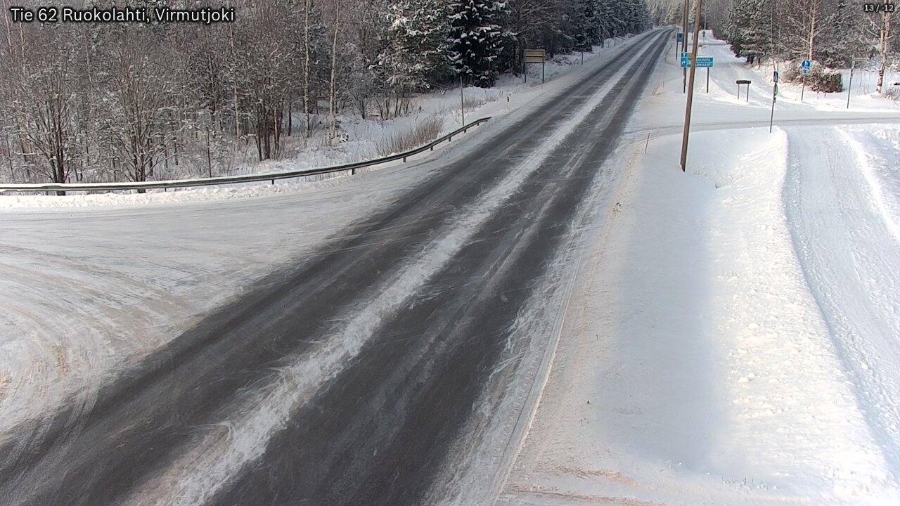 Kelikamerat Kuva Tie 62 Virmutjoki, Ruokolahti, Etelä-Karjala