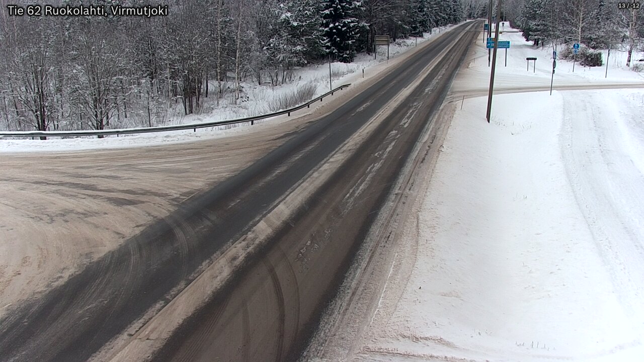Kelikamerat Kuva Tie 62 Virmutjoki, Ruokolahti, Etelä-Karjala