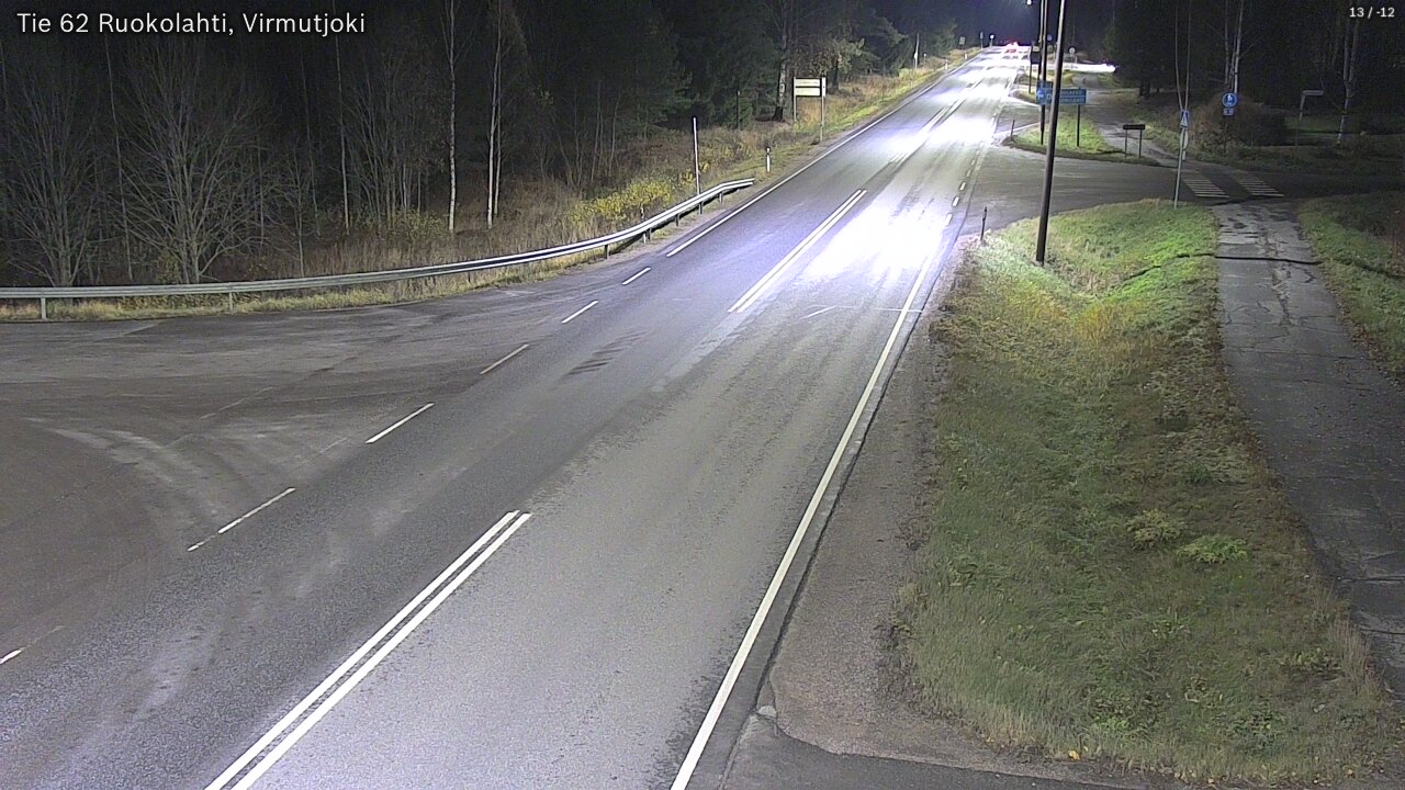 Weather Camera Image Väg 62 Virmutjoki, Ruokolahti, Etelä-Karjala