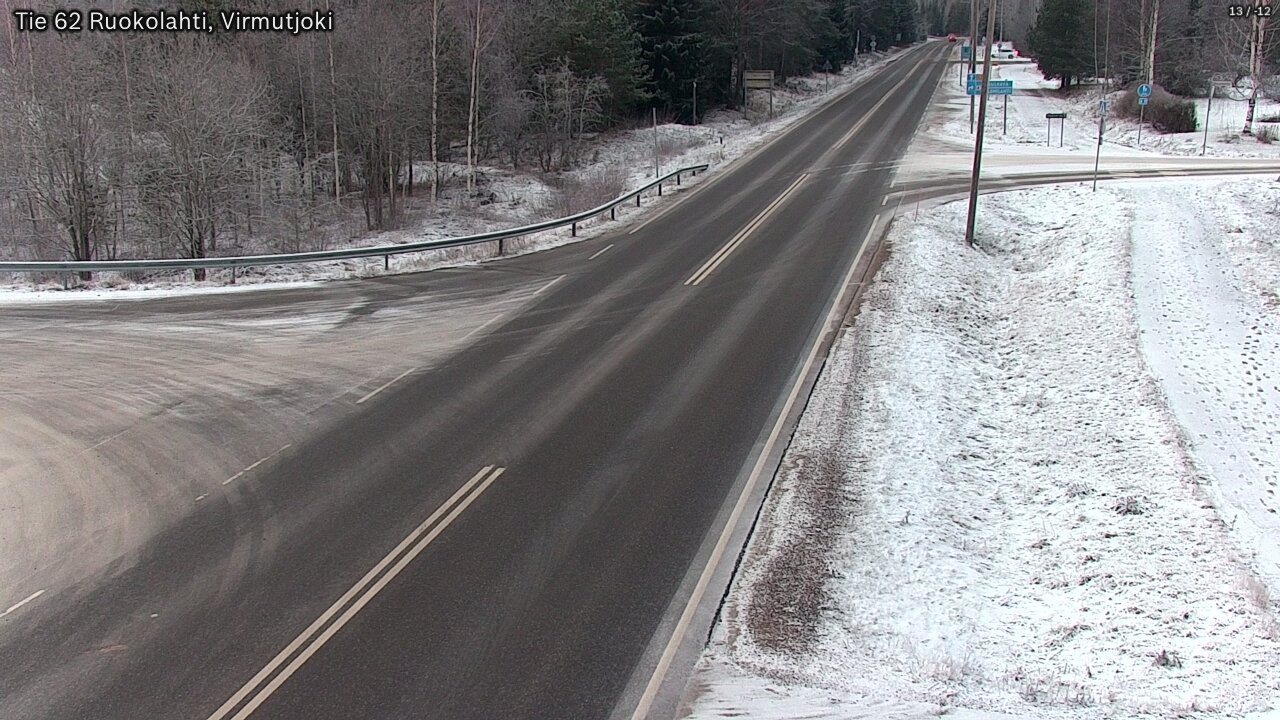 Kelikamerat Kuva Tie 62 Virmutjoki, Ruokolahti, Etelä-Karjala