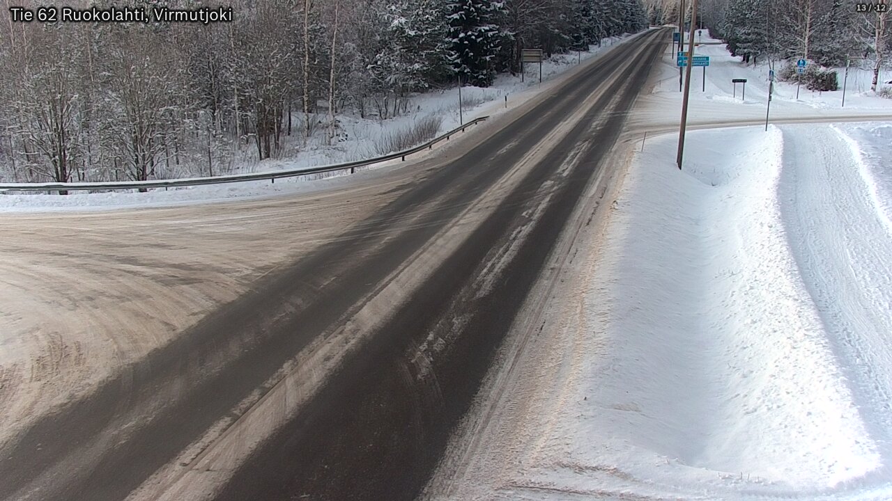 Kelikamerat Kuva Tie 62 Virmutjoki, Ruokolahti, Etelä-Karjala
