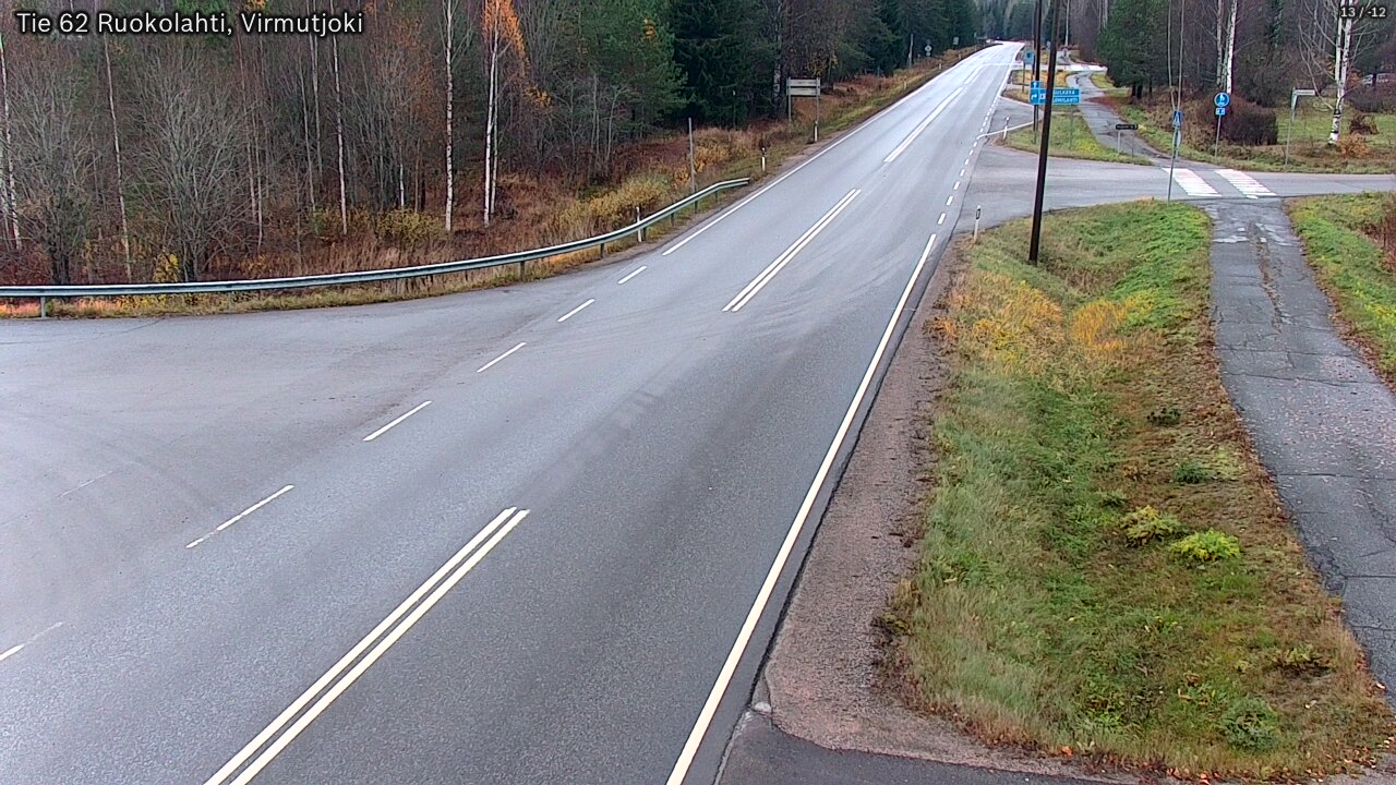 Kelikamerat Kuva Tie 62 Virmutjoki, Ruokolahti, Etelä-Karjala