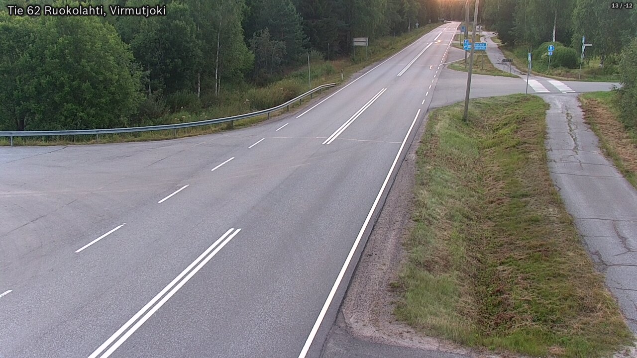 Weather Camera Image Road 62 Virmutjoki, Ruokolahti, Etelä-Karjala