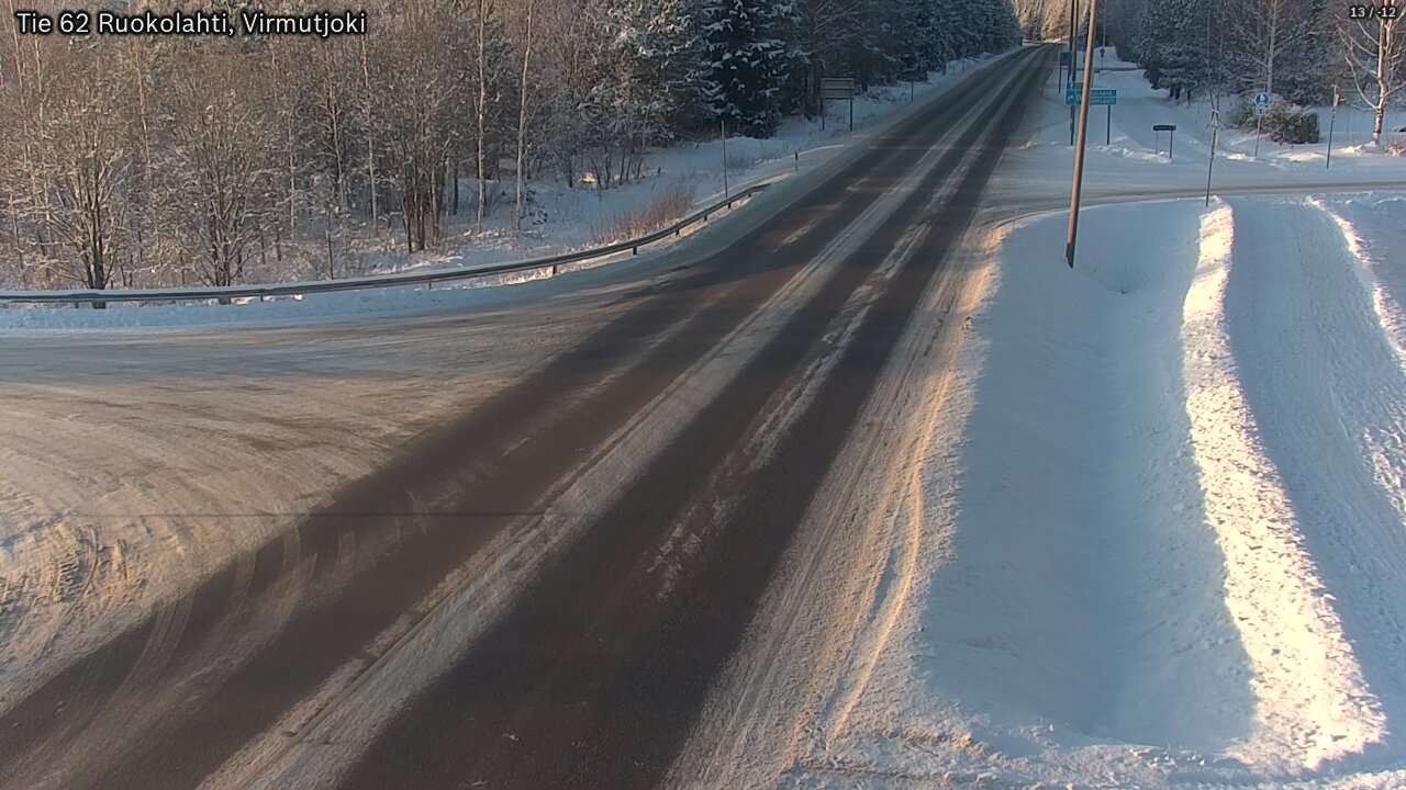 Kelikamerat Kuva Tie 62 Virmutjoki, Ruokolahti, Etelä-Karjala