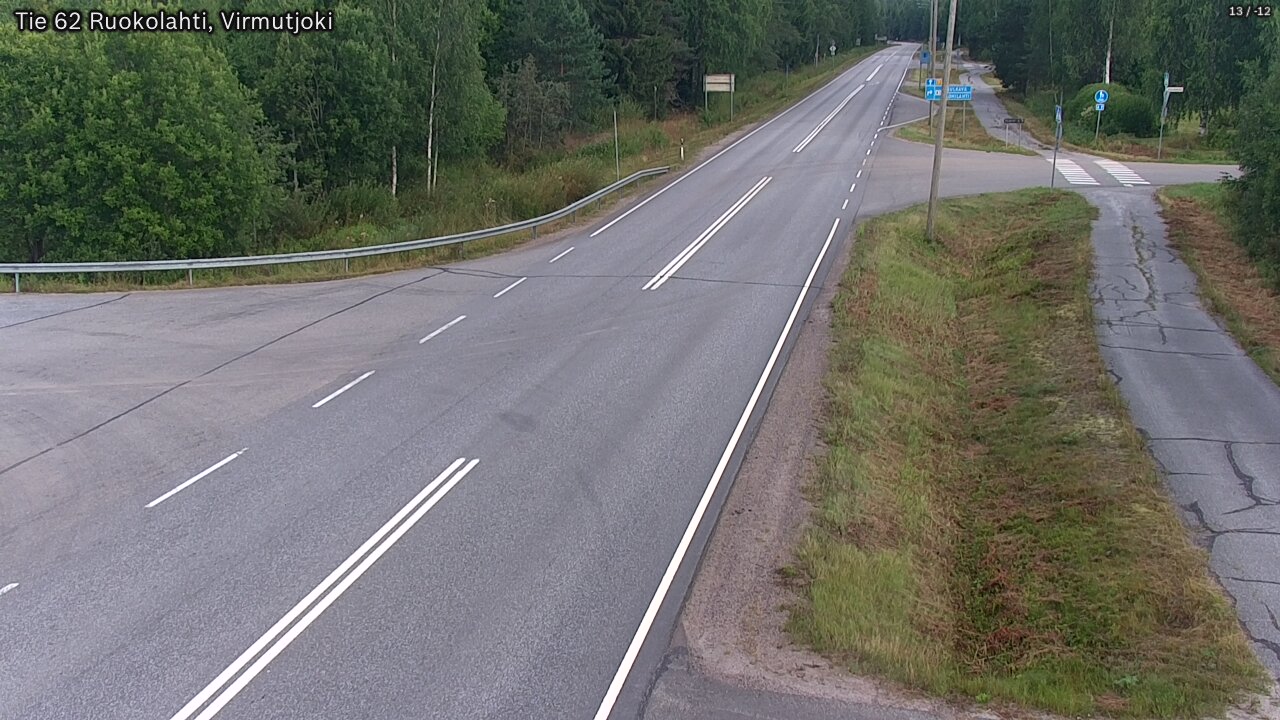 Weather Camera Image Road 62 Virmutjoki, Ruokolahti, Etelä-Karjala