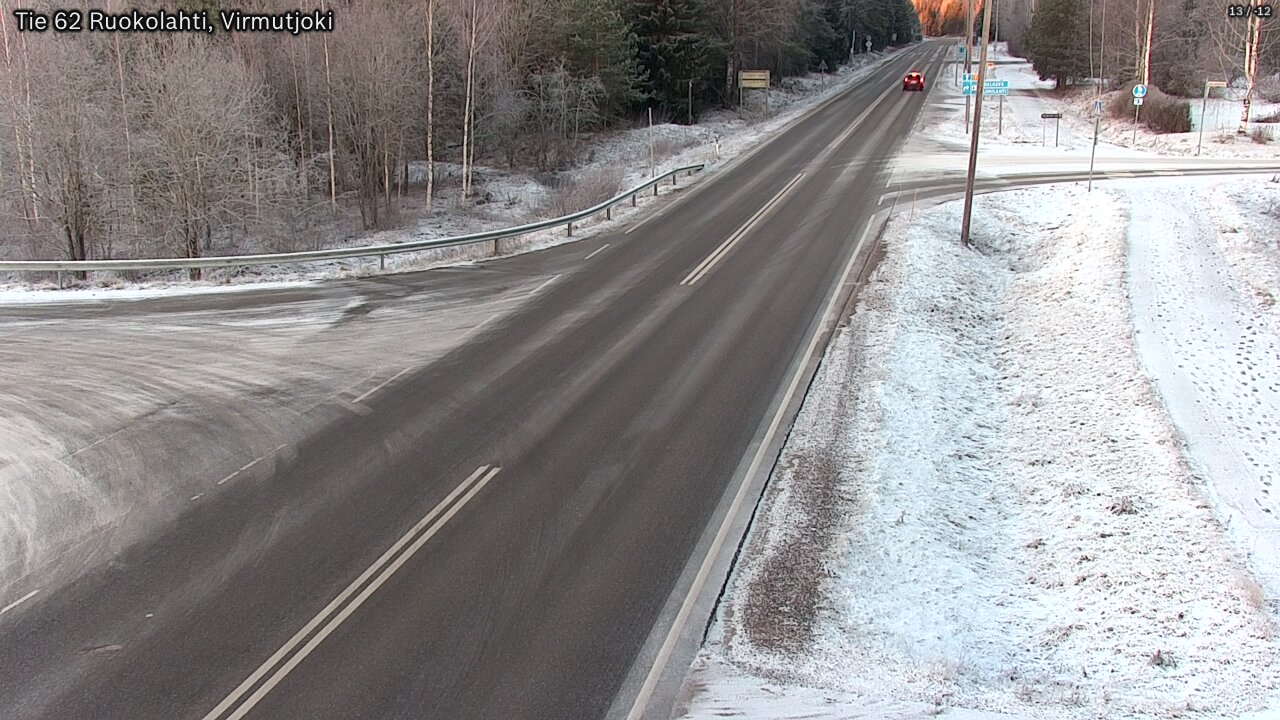 Kelikamerat Kuva Tie 62 Virmutjoki, Ruokolahti, Etelä-Karjala