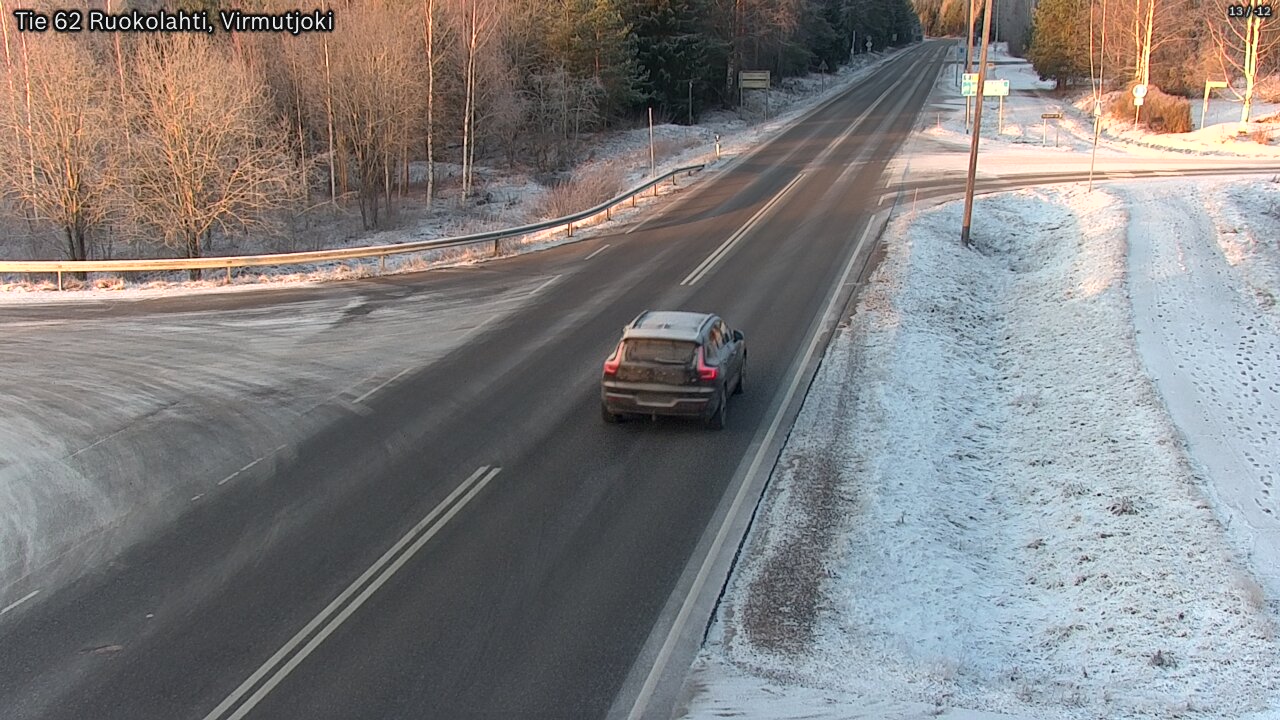 Kelikamerat Kuva Tie 62 Virmutjoki, Ruokolahti, Etelä-Karjala