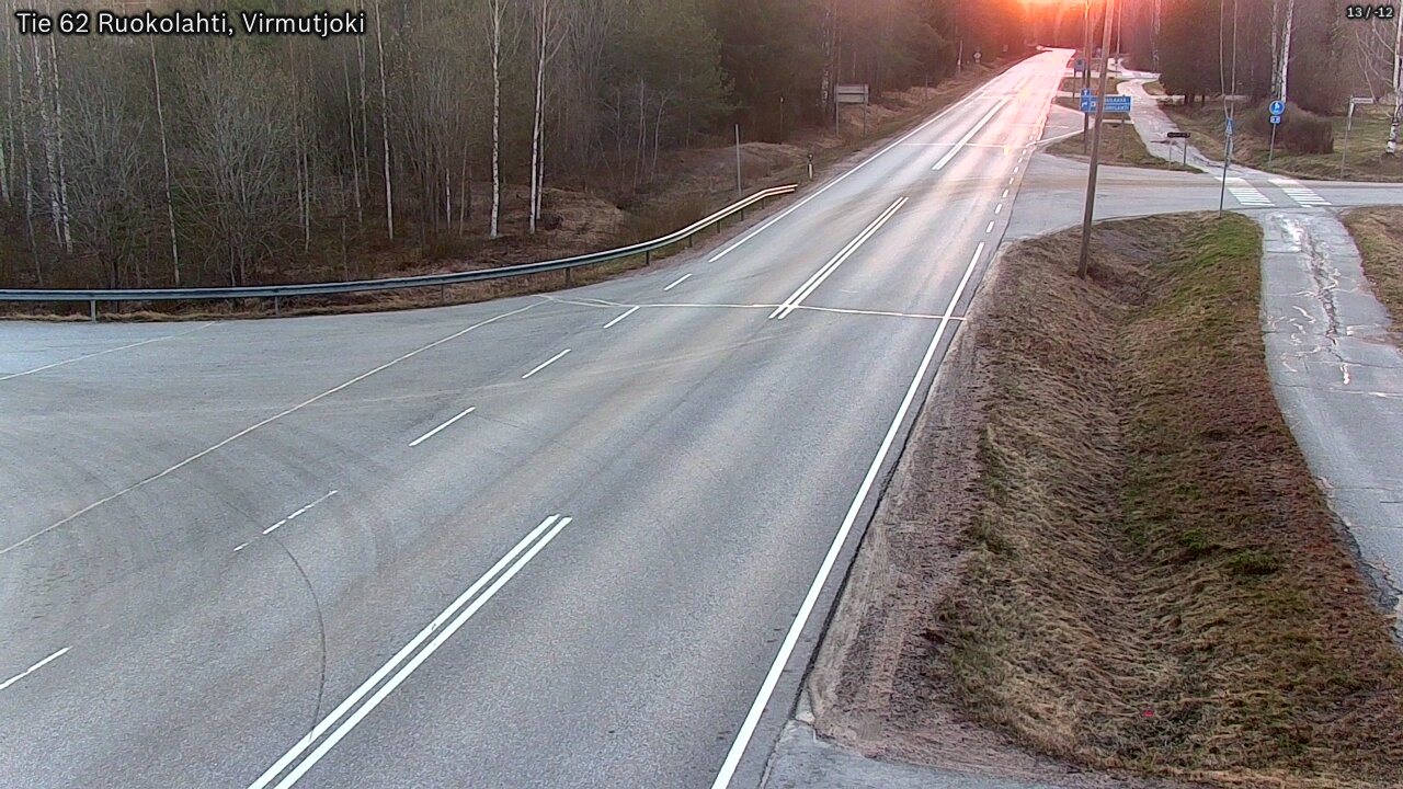 Kelikamerat Kuva Tie 62 Virmutjoki, Ruokolahti, Etelä-Karjala