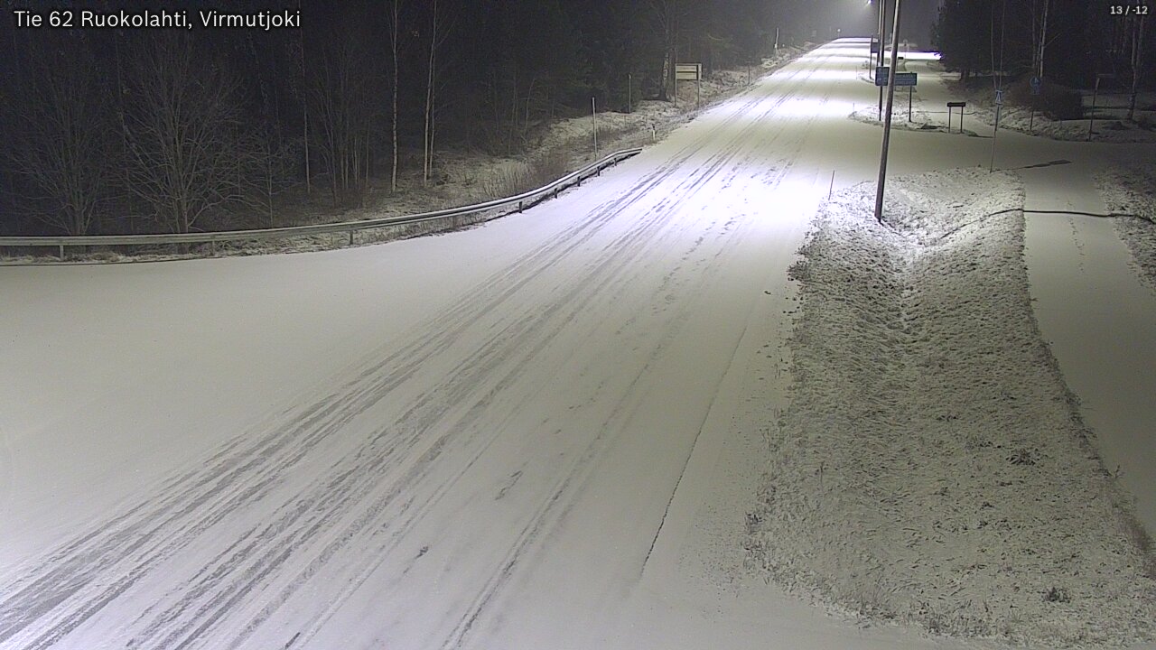 Kelikamerat Kuva Tie 62 Virmutjoki, Ruokolahti, Etelä-Karjala