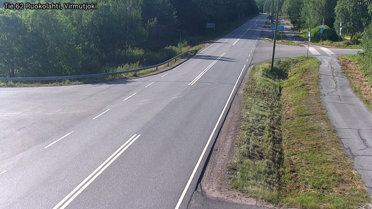 Weather Camera Image Road 62 Virmutjoki, Ruokolahti, Etelä-Karjala