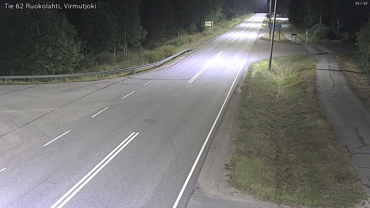 Weather Camera Image Road 62 Virmutjoki, Ruokolahti, Etelä-Karjala