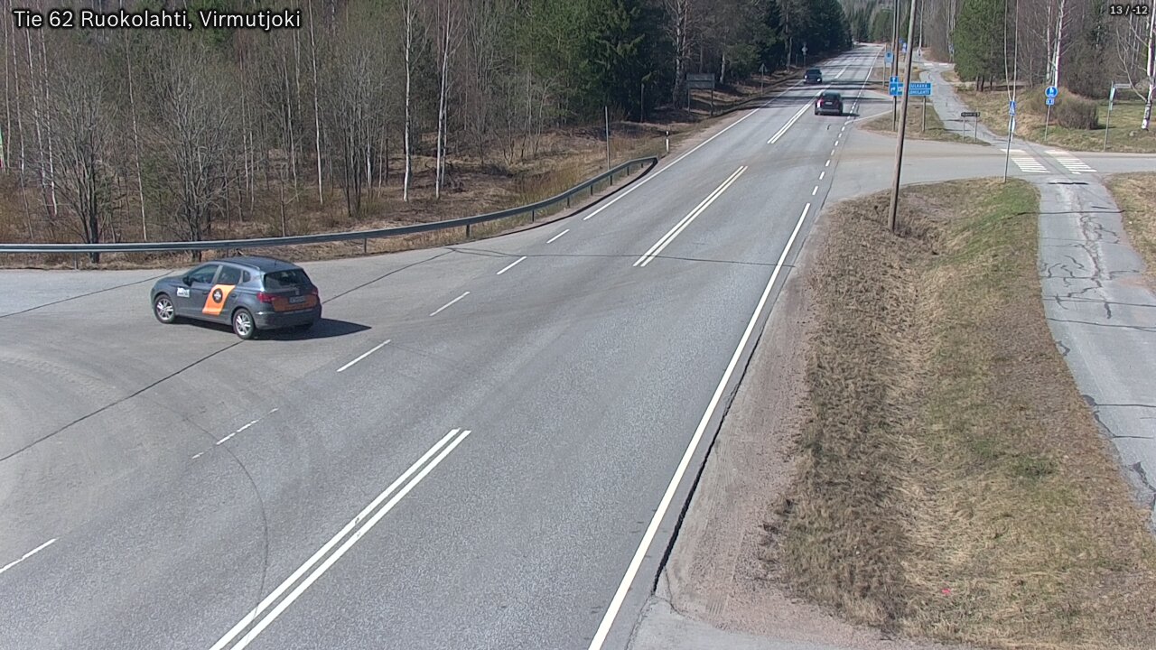 Kelikamerat Kuva Tie 62 Virmutjoki, Ruokolahti, Etelä-Karjala