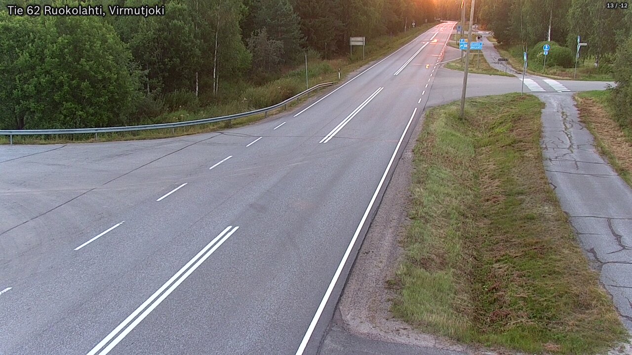 Weather Camera Image Road 62 Virmutjoki, Ruokolahti, Etelä-Karjala