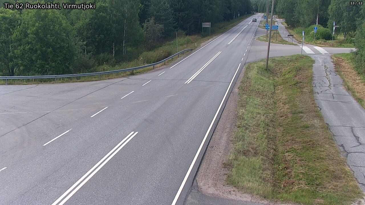 Weather Camera Image Road 62 Virmutjoki, Ruokolahti, Etelä-Karjala