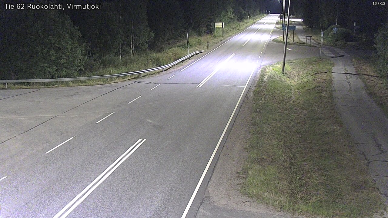 Weather Camera Image Road 62 Virmutjoki, Ruokolahti, Etelä-Karjala