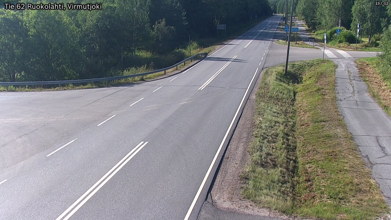 Weather Camera Image Road 62 Virmutjoki, Ruokolahti, Etelä-Karjala
