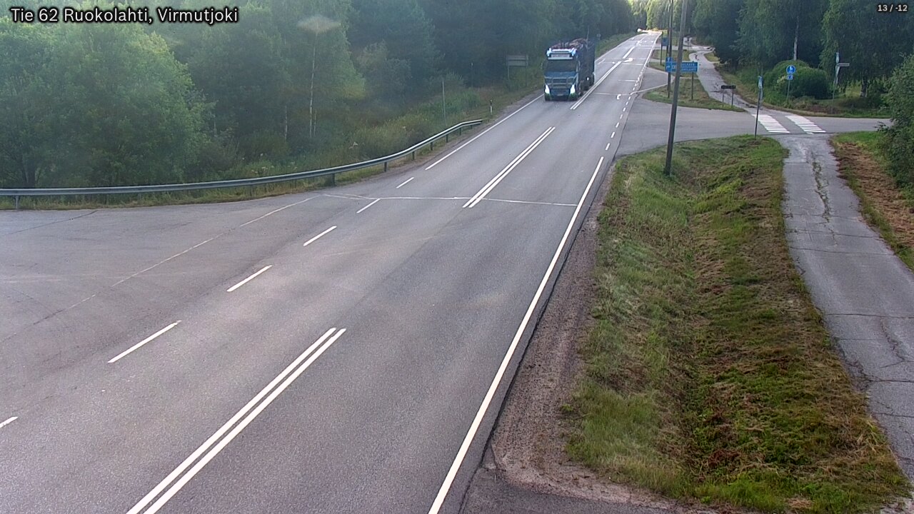 Weather Camera Image Road 62 Virmutjoki, Ruokolahti, Etelä-Karjala