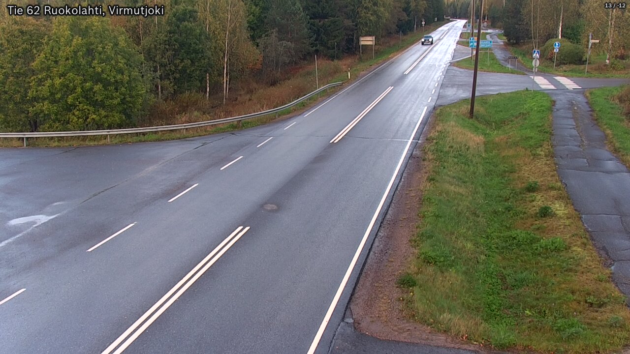 Weather Camera Image Road 62 Virmutjoki, Ruokolahti, Etelä-Karjala