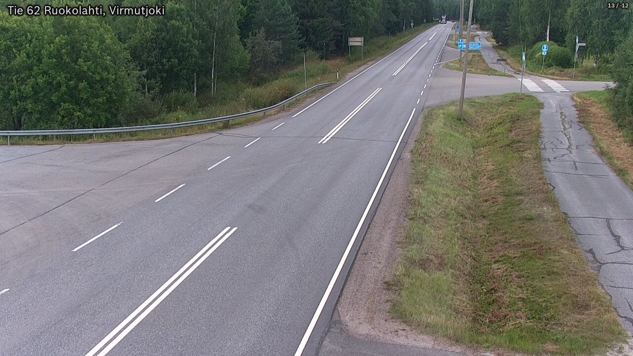Weather Camera Image Road 62 Virmutjoki, Ruokolahti, Etelä-Karjala
