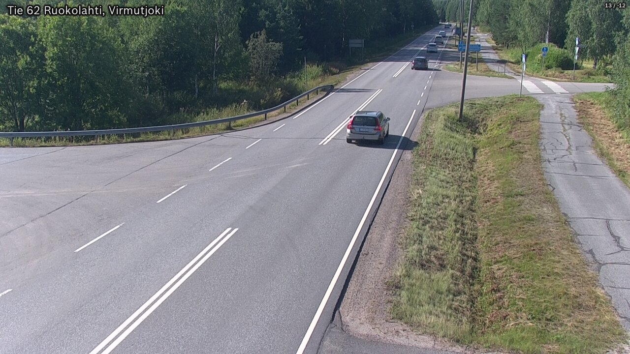 Weather Camera Image Road 62 Virmutjoki, Ruokolahti, Etelä-Karjala