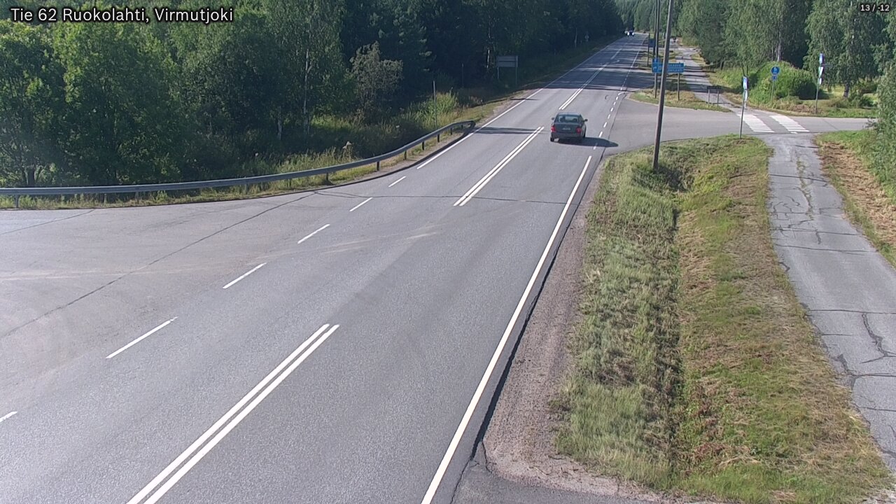 Weather Camera Image Road 62 Virmutjoki, Ruokolahti, Etelä-Karjala