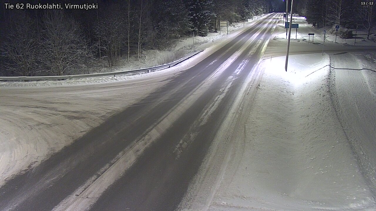 Kelikamerat Kuva Tie 62 Virmutjoki, Ruokolahti, Etelä-Karjala