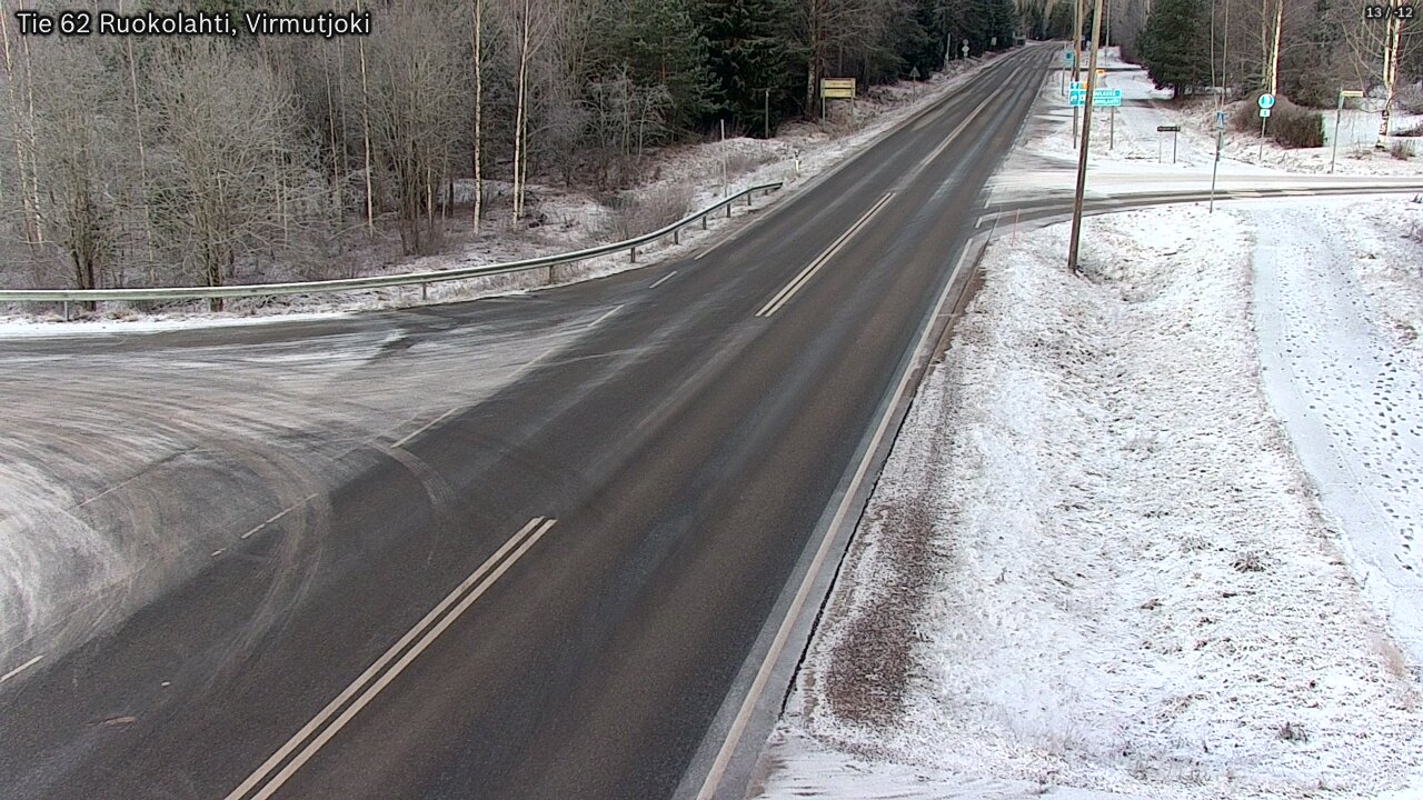 Kelikamerat Kuva Tie 62 Virmutjoki, Ruokolahti, Etelä-Karjala