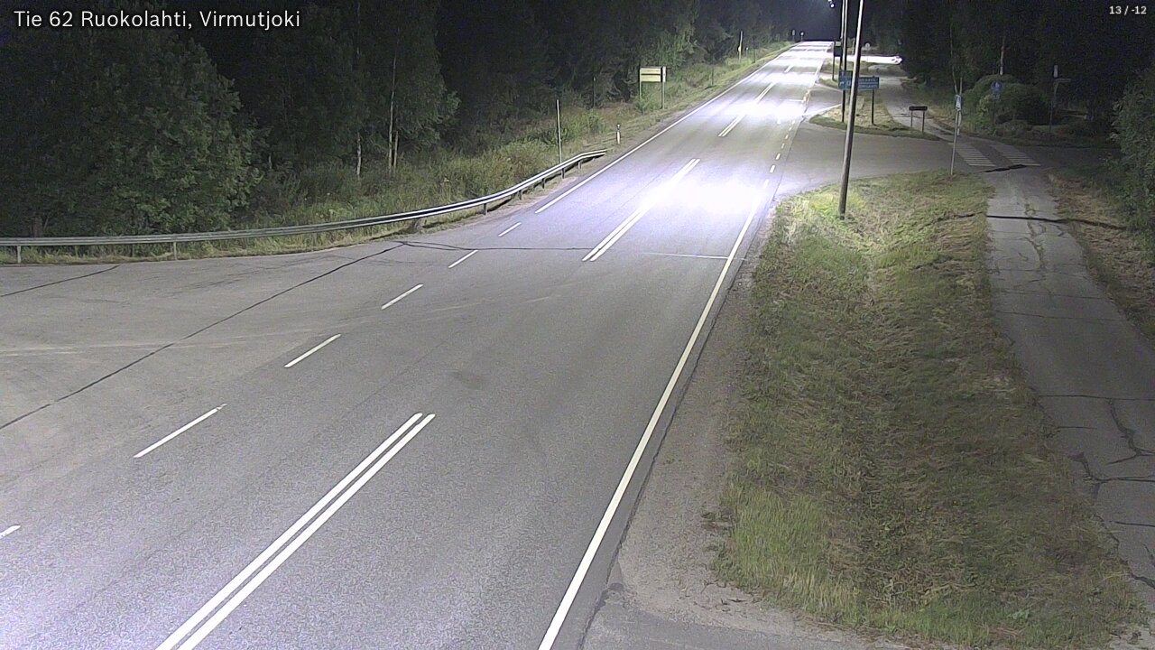 Weather Camera Image Road 62 Virmutjoki, Ruokolahti, Etelä-Karjala
