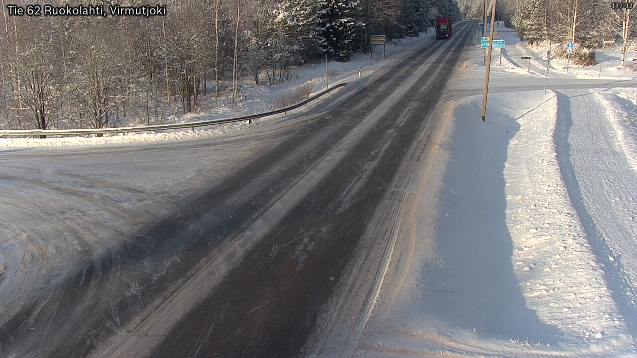 Weather Camera Image Road 62 Virmutjoki, Ruokolahti, Etelä-Karjala